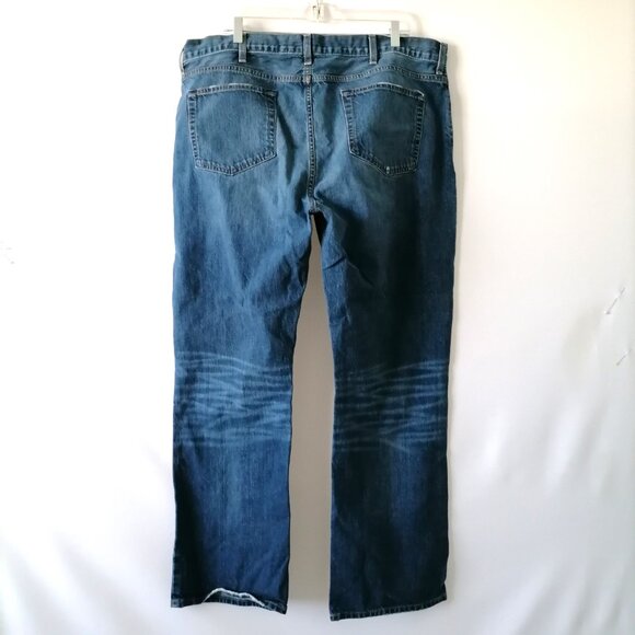 Cremieux Mens Blue Premium Denim High Rise Straight Leg Bootcut Jeans Size 42X32 - Picture 4 of 8